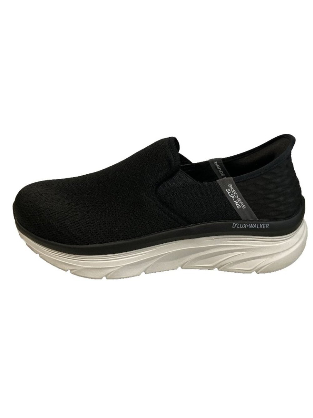 Skechers D Lux Walker Shoes size 11 4E Extra Wide Black Slip In Sneaker 232455WW - Picture 3 of 12